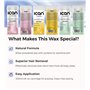 ICAN London Lot de 6 cartouches de cire à rouler - Cire naturelle - 100 ml