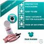 Labsales PH Litmus Testeur d'alcaline Rouge 200 bandelettes au format livret avec flacon refermable étanche pour tester les cond
