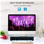 Yangers Barre de Son Bluetooth 5.0 sans Fil pour TV avec télécommande véritable Haut-Parleur Rechargeable USB 20W Microphone int