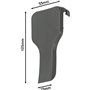 SPARES2GO Plaque d'appui avec vis pour friteuse compatible avec Tefal compatible avec Actifry Express Genius Smart XL Plus Air 1