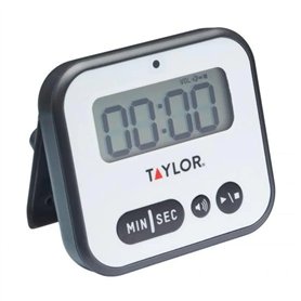 Taylor Pro - Minuteur de Cuisine Numérique avec Alarme Extra Forte et Voyant d'Alerte