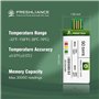 Freshliance Lot de 10 enregistreurs USB de données de température 129600 points Couverture haute précision 90 jours