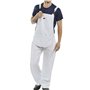 Salopette de travail unisexe pour adulte, blanc, 56
