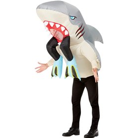 Smiffys Déguisement gonflable de requin et de plongeur