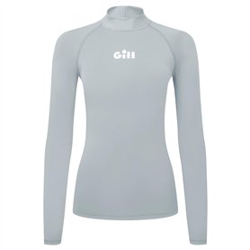 Gill 2024 Womens ZenZero Rash Vest Long Sleeve - Light Grey - 5109W 14