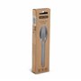 Black+Blum Ménagère gigognes | Ensemble de 3 couverts de voyage compacts en acier inoxydable (couteau, fourchette et cuillère) p