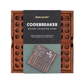 Iron & Glory Code Breaker | Jeu de société Puzzle en Bois | Idées Cadeaux d'anniversaire pour Papa et Homme | Accessoires de déc