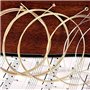 Adagio Pro Lot de 2 jeux de cordes légères pour guitare acoustique Calibre 11-50 Bronze phosphoreux Convient également comme cor