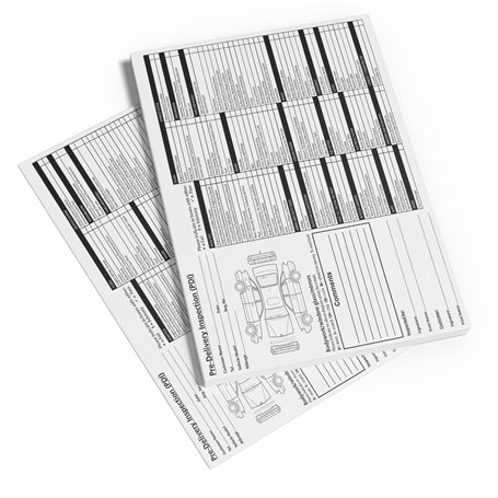 Lot de 50 blocs de formulaire NCR PDI pré-vente/livraison – A4 2pt