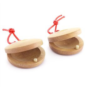 Tiger CAS14-NT Paire de Castagnettes en bois