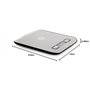 Duronic KS1007 Balance de Cuisine d'une capacité de 10 kg | Précision à 1 g | Fonction d'ajout de poids TARE | Large écran rétro