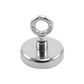 Aimant de Récupération de Ferrite Avec Boulon D'Œil M10 Pour la Pêche Aux Aimants