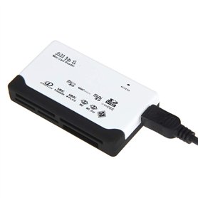 DIGIFLEX Lecteur de Carte mémoire SD MMC Mobile SDHC M2 TF XD CF
