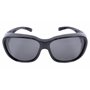 Rapid Eyewear Sur-Lunettes de Soleil polarisantes, pour hommes et femmes. Taille moyenne-grande pour mettre par dessus votre lun