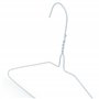 Hangerworld 50 Cintres 40cm Solides en Métal Blanc à Barre Pantalon, Largeur Universelle, pour Les Vêtements