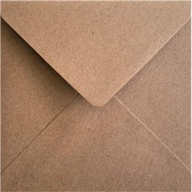 Cranberry Lot de 100 enveloppes en papier kraft moucheté 130 x 130 mm