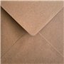 Cranberry Lot de 100 enveloppes en papier kraft moucheté 130 x 130 mm