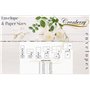 Cranberry Lot de 100 enveloppes en papier kraft moucheté 130 x 130 mm