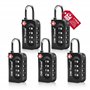 OW-Travel Cadenas TSA pour Valise. Cadenas Code 4 Chiffres Antivol pour Bagages Casier Rangement Tente Camping. TSA Bagages Comb