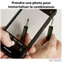 OW-Travel Cadenas TSA pour Valise. Cadenas Code 4 Chiffres Antivol pour Bagages Casier Rangement Tente Camping. TSA Bagages Comb