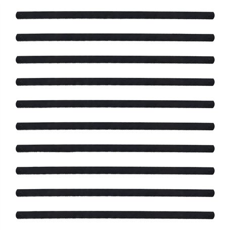 Lot de 10 lames de scie à métaux de 150 mm pour scie à archet de 15