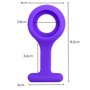 TRIXES Montre à Gousset d'infirmière Quartz en Silicone avec Broche Violet