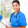 TRIXES Montre Gousset en Silicone – Accessoires pour infirmière, médecin, vétérinaire, ambulancier, Sage-Femme – Broche de Poche