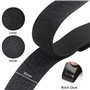 TRIXES Rouleau de Ruban Adhésif 1 m – Bande Autocollante – Solide et Double Face – 20mm Adhésives puissant Hook Loop Rubans pour