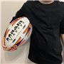 Ballon de rugby – RAM Rugby – Micro Softfeel Ballon de rugby – Taille 2,5 – Perfect Starter Boule – Convient pour enfants – Âge 