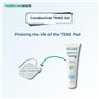 Gel TENS conducteur pour électrodes TENS EMS augmentant la durée de vie de l'électrode (2 tubes de 85 ml)