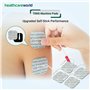 Électrodes Tens 5x5cm Électrodes auto-adhésives (4 pièces) Compatibles avec les machines Neurotrac, Tenscare, Auvon tens
