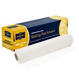 Superior Rouleau de papier sulfurisé épais et antiadhésif de qualité supérieure pour la cuisson – Passe au four et au congélateu