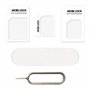 Kit Adaptateur Carte SIM (Nano/Micro/Standard) 6 en 1 | Boîte de Rangement et Lime Gratuite | Compatible avec Tous Téléphones Ap