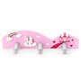Mousehouse Gifts - Patère à 3 crochets pour chambre enfant/fille - thème licorne