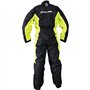 Richa Typhoon Imperméable À La Pluie Moto Une Pièce Convient Combinaison Noir/Jaune - Noir/Fluo, X-Large