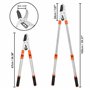 Kurtzy Coupe Branche Telescopique Robuste - 67 à 100 cm - Cisaille de Jardin Extensible pour Branches d’Arbres - Secateur Telesc