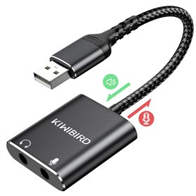 KiWiBiRD Adaptateur USB vers Audio Jack 3