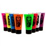UV Glow Lot de 8 grand 50ml tubes de peinture fluorescente pour le visage et le corps 8 x 50 ml