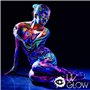 UV Glow Lot de 8 grand 50ml tubes de peinture fluorescente pour le visage et le corps 8 x 50 ml