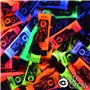 UV Glow Lot de 8 grand 50ml tubes de peinture fluorescente pour le visage et le corps 8 x 50 ml