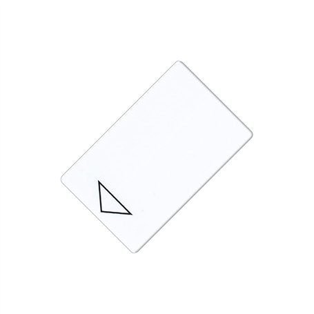 The Card Network Lot de 100 cartes clés d'hôtel avec flèche noire