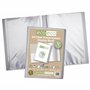 eco-eco Lot de 4 porte-vues transparents à 10 pochettes Format A4 50% recyclé avec pochettes en plastique Eco125 x 4