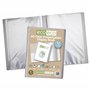 eco-eco Lot de 2 porte-vues transparents avec pochettes en plastique Format A5 50% recyclé 40 pochettes