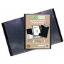 eco-eco Eco067x2 Lot de 2 porte-vues 100 pochettes en plastique Noir Format A4 50% recyclé