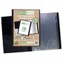 eco-eco Eco042x2 Lot de 2 porte-vues 10 pochettes en plastique Noir Format A4 50% recyclé