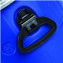 OIPPS 60 Litre Baril Fût Bidon en Plastique Bleu Qualité Alimentaire Ouverture Totale…