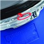 OIPPS 60 Litre Baril Fût Bidon en Plastique Bleu Qualité Alimentaire Ouverture Totale…
