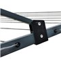 Ram® Corde à Linge rotative 4 Bras 45 m avec Piquet et Housse 45 m