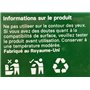 UltraGrime Pro Multi-Usages Sans Plastique | Lingettes industrielles pour éliminer les taches de graisse, d'huile, de peinture e
