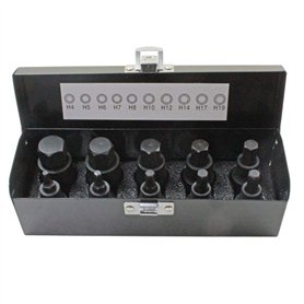 US Pro Tools Lot de 10 douilles hexagonales à choc 1/2" Clé Allen 4 mm à 19 mm